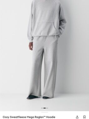 TNA Light Gray Fleece Hoodie
